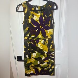 Premise Multicolor Floral Midi Dress